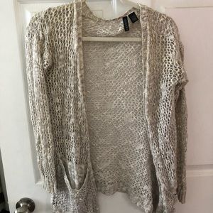 Knit sweater cardigan